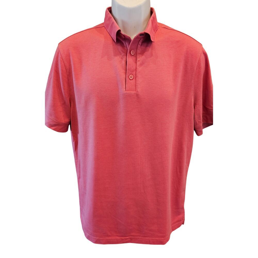 Mizzen+Main Short-Sleeve Polo - Lightweight, Moisture-Wicking Golf M Trim Fit